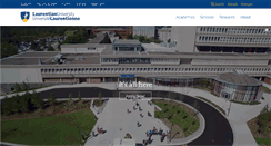 Desktop Screenshot of international.laurentian.ca