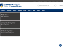 Tablet Screenshot of chemistry.laurentian.ca