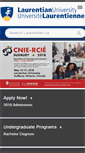 Mobile Screenshot of cemi.laurentian.ca