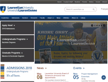 Tablet Screenshot of cranhr.laurentian.ca