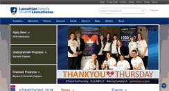 Desktop Screenshot of amcdonald.laurentian.ca