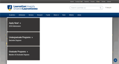 Desktop Screenshot of biology.laurentian.ca