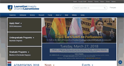 Desktop Screenshot of bkamber.laurentian.ca